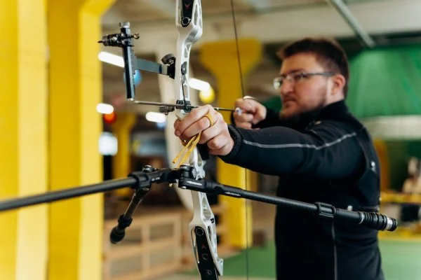 shooting range athlete aiming